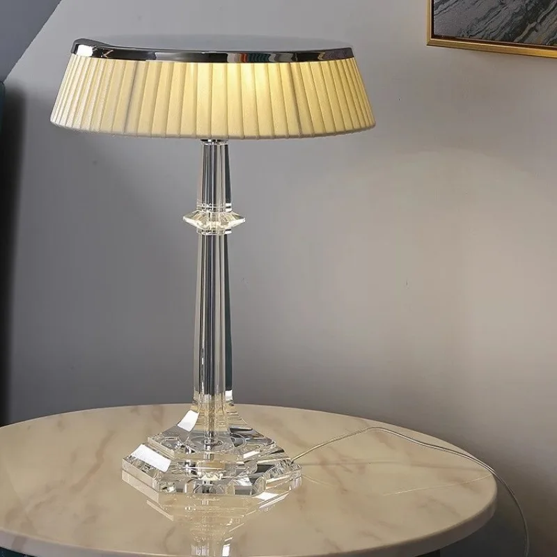 Nordic crystal table lamp creative table lamp bedroom bedside light luxury romantic European home ornament table lamp
Nordic crystal table lamp creative table lamp bedroom bedside light luxury romantic European home ornament table lamp