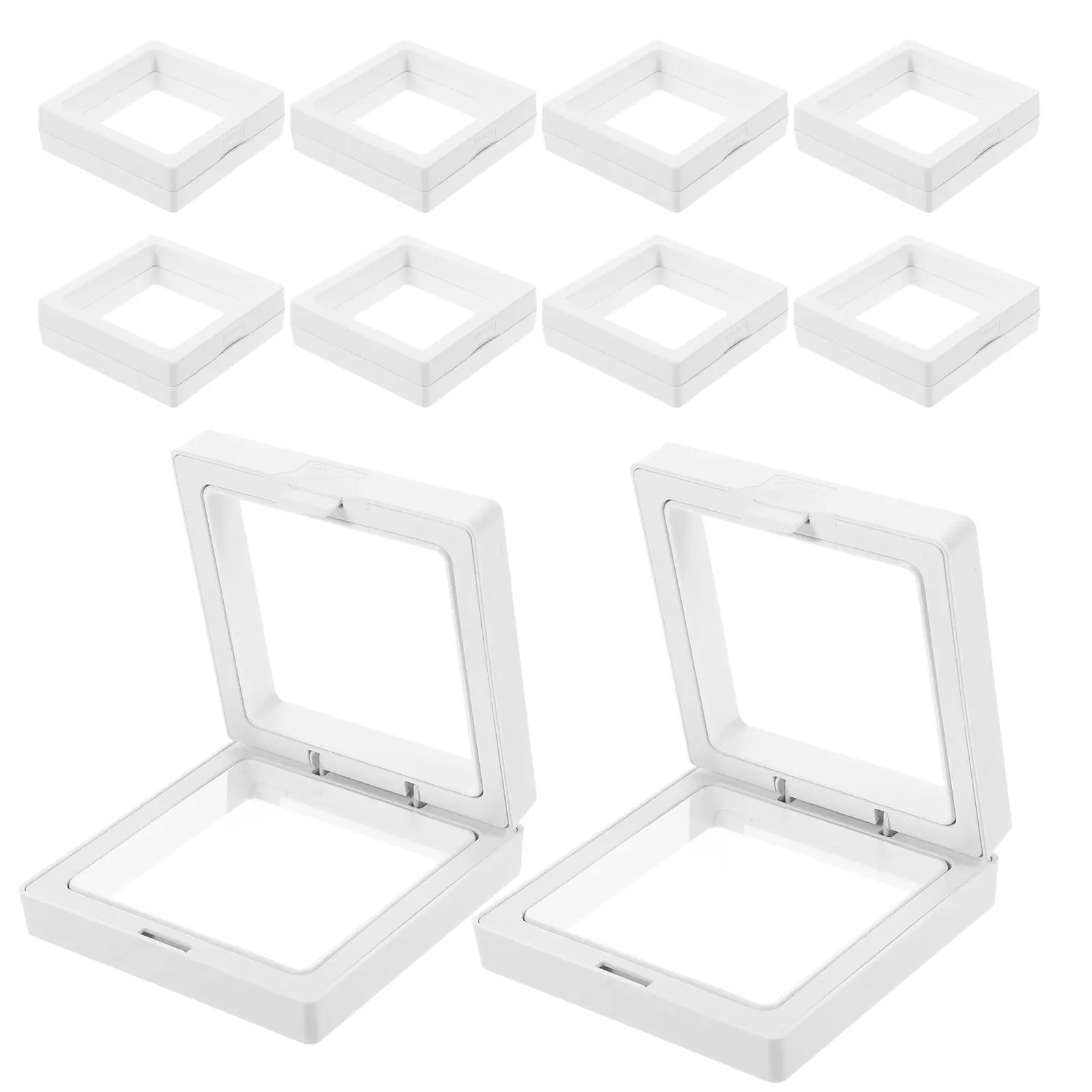 10 Pcs Earring Storage Rack Small Portable Display St 7x7 White Case ganizer Necklace Holder Box Bracelet Jewelry Prop
10 Pcs Earring Storage Rack Small Portable Display St 7x7 White Case ganizer Necklace Holder Box Bracelet Jewelry Prop
