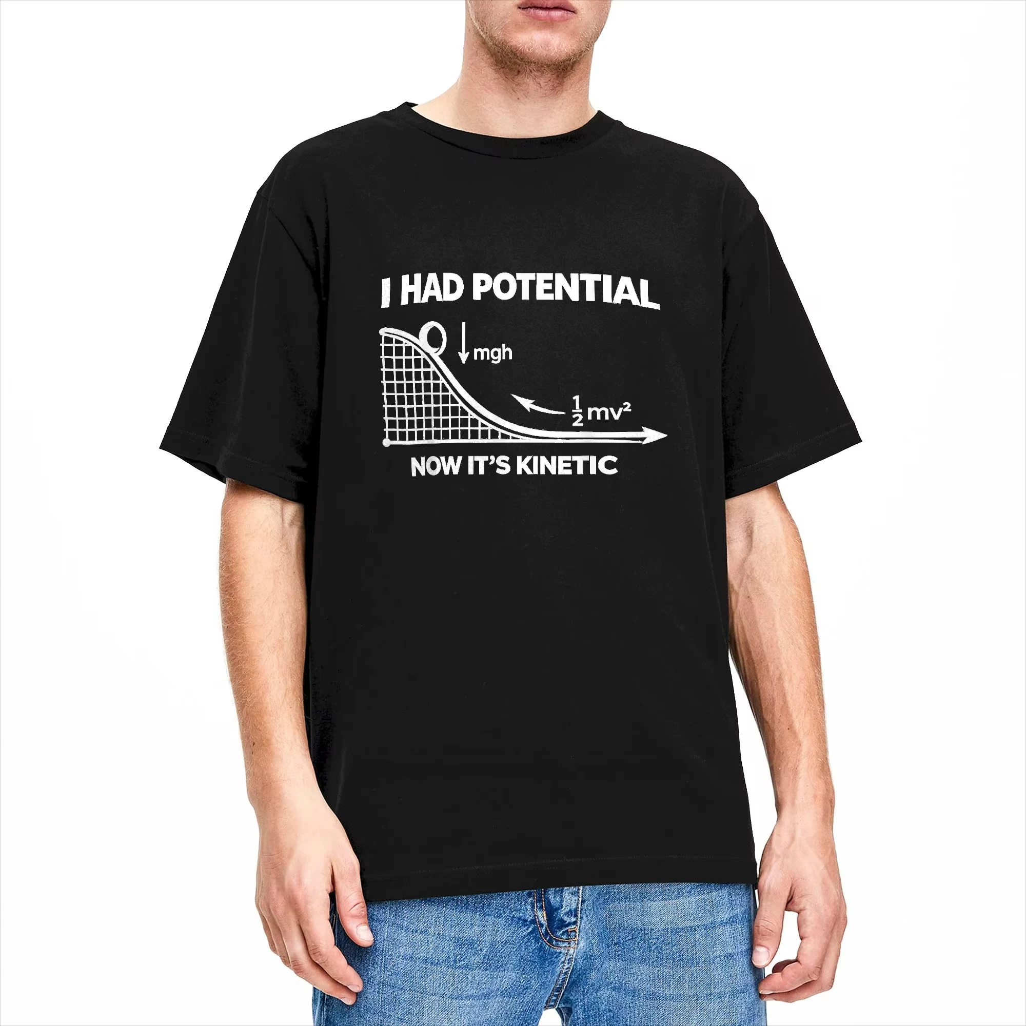 2026 Men's I Had Potential Now It‘s Kinetic Physics Joke T Shirts Cotton Tees Summer Awesome Short Sleeves T Shirt O Neck Tshirt
2026 Men's I Had Potential Now It‘s Kinetic Physics Joke T Shirts Cotton Tees Summer Awesome Short Sleeves T Shirt O Neck Tshirt