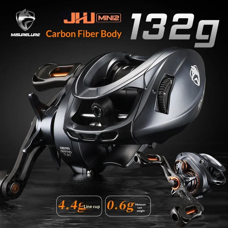 Michelle Arctic Fox Mini 2 Baitcasting Reel Ultra Light 132g Carbon Body Anti Backlash Fine Lure Fishing Reel For Anglers
Michelle Arctic Fox Mini 2 Baitcasting Reel Ultra Light 132g Carbon Body Anti Backlash Fine Lure Fishing Reel For Anglers