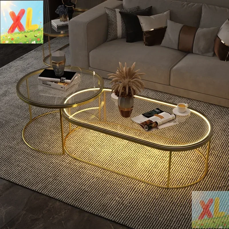 Nordic luxury glass coffee table living room household small-sized glass coffee table size set combination tempered glass coffee
Nordic luxury glass coffee table living room household small-sized glass coffee table size set combination tempered glass coffee