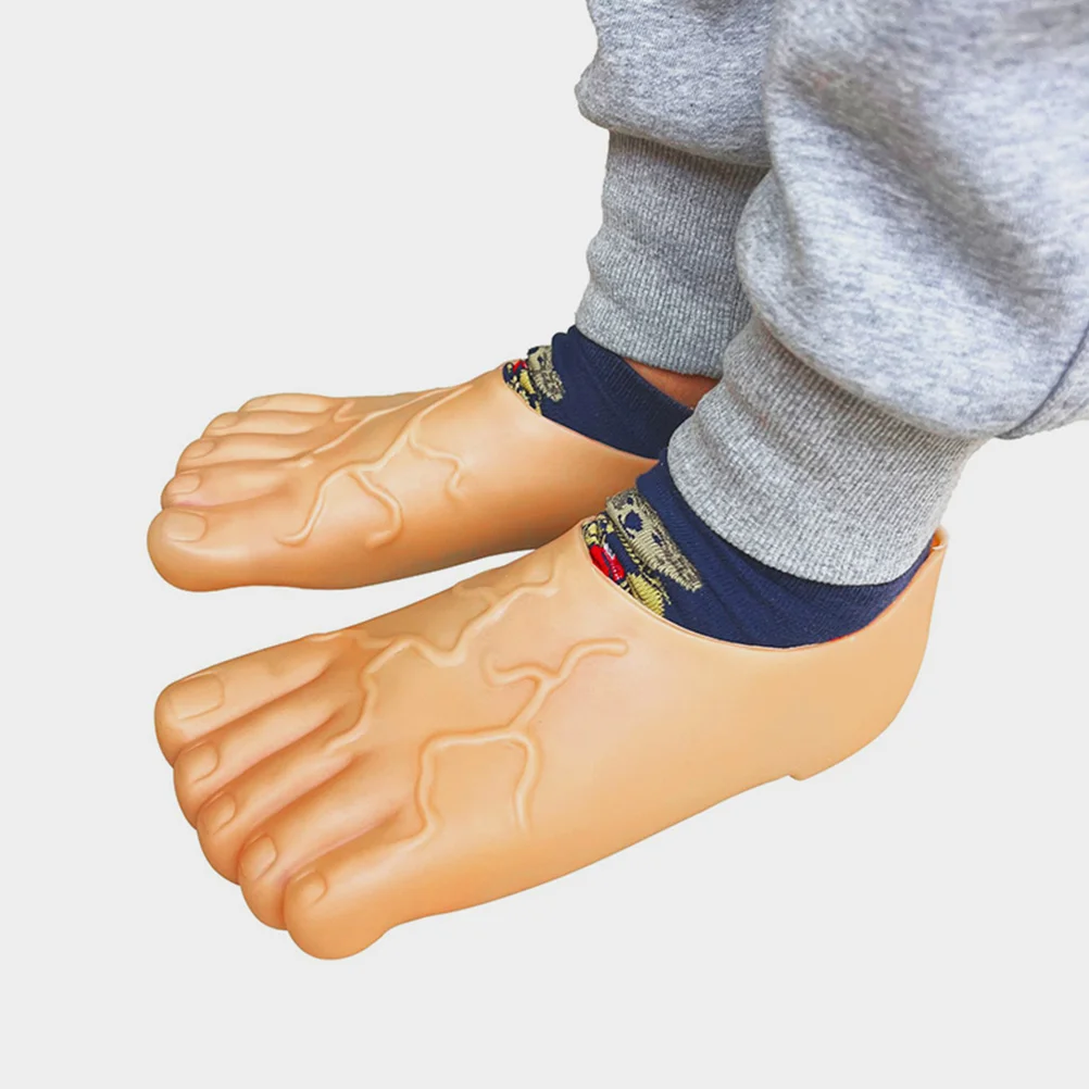 Giant Feet Slippers Realistic Plastic Shoe Covers Halloween Masquerade Props Large Foot Shoes Novelty Toys Comfortable Wear
Giant Feet Slippers Realistic Plastic Shoe Covers Halloween Masquerade Props Large Foot Shoes Novelty Toys Comfortable Wear