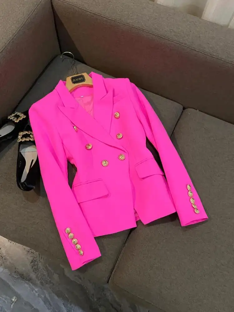 Ele Pink Suit Jaet for Women High-End Ladylike Sle Commute Friendly Long Sve Button Detailing Regular Fit
Ele Pink Suit Jaet for Women High-End Ladylike Sle Commute Friendly Long Sve Button Detailing Regular Fit