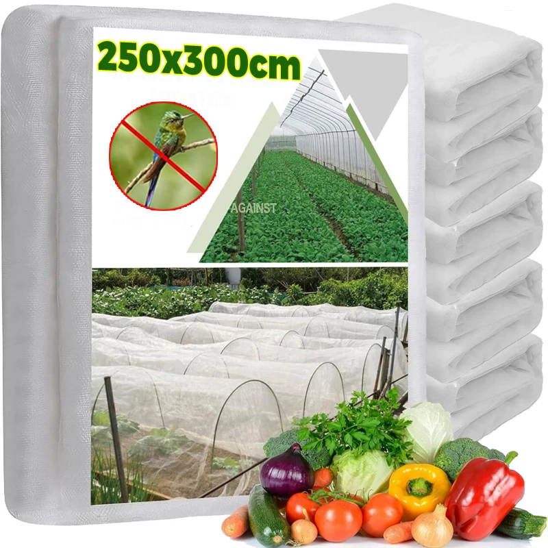 1/2pcs Fruit Tree Insect Net Greenhouse Vegetable Plant Net Large Garden Mesh Cover Anti-Bird Insect-proof White Protective Net
1/2pcs Fruit Tree Insect Net Greenhouse Vegetable Plant Net Large Garden Mesh Cover Anti-Bird Insect-proof White Protective Net