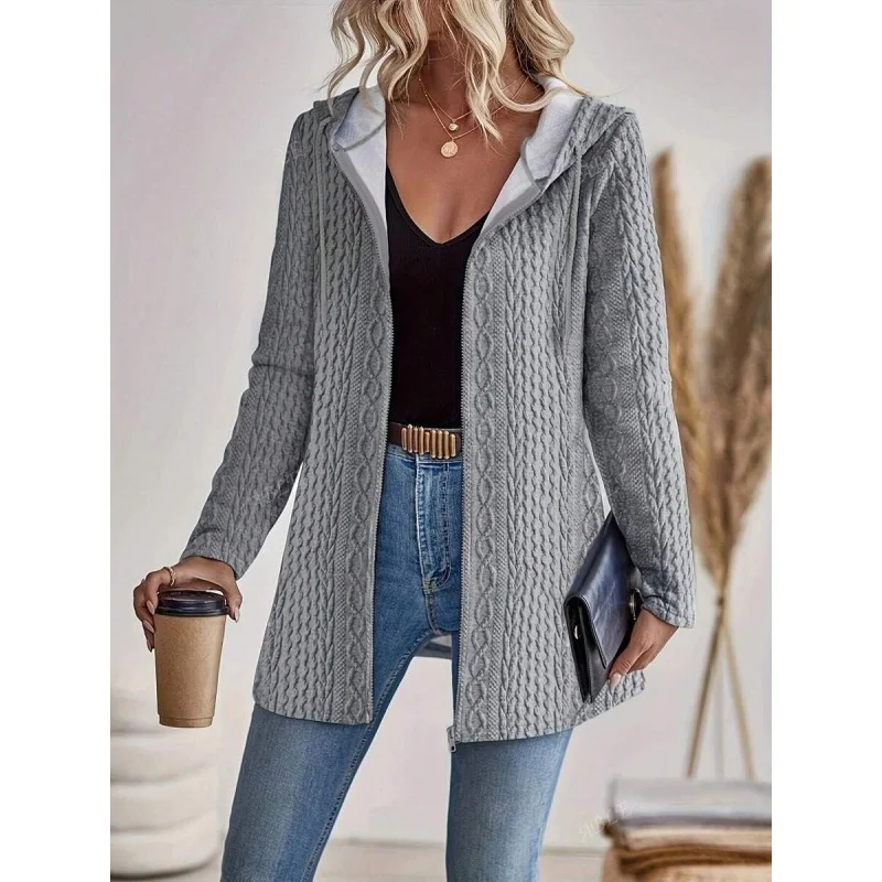 Twist Knit Cardigan Women's Regular Length Windbreaker Cross-Border Knitted Open-Shirt Spring Season Other Material 100%
Twist Knit Cardigan Women's Regular Length Windbreaker Cross-Border Knitted Open-Shirt Spring Season Other Material 100%