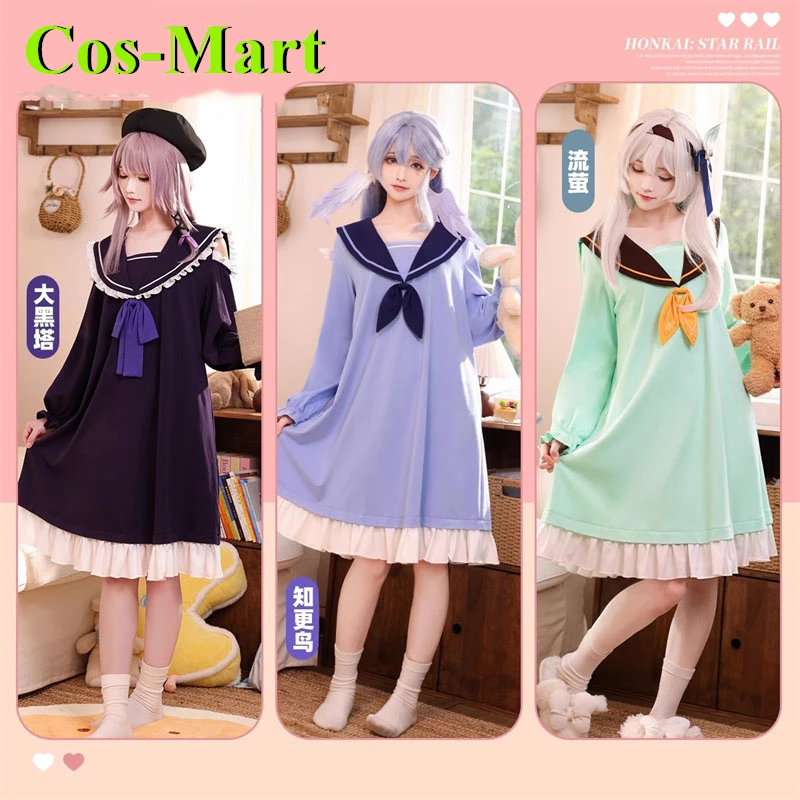 Cos-Mart Honkai: Star Rail Firefly Herta Robin Night Skirt Cosplay Costume Pajamas Lolita Dress Game New Girl Women’s Wear
Cos-Mart Honkai: Star Rail Firefly Herta Robin Night Skirt Cosplay Costume Pajamas Lolita Dress Game New Girl Women’s Wear