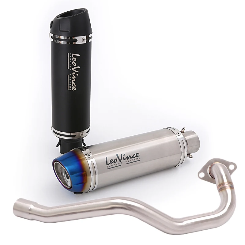 51MM Motorcycle Stainless Steel Exhaust Escape Moto Muffler With Front Link Pipe For HONDA FORZA300 2018-2021
51MM Motorcycle Stainless Steel Exhaust Escape Moto Muffler With Front Link Pipe For HONDA FORZA300 2018-2021