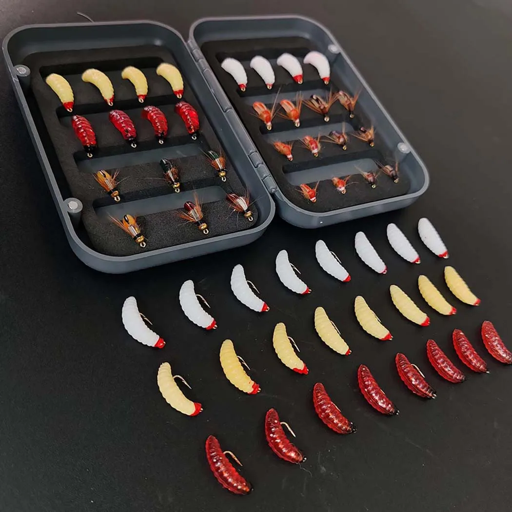 Trout Salmon Fly Fishing Flies Kit 24/30Pieces/Set Artificial Combination Nymph Dry Wet Flies Fishing Fly Lure Bait
Trout Salmon Fly Fishing Flies Kit 24/30Pieces/Set Artificial Combination Nymph Dry Wet Flies Fishing Fly Lure Bait