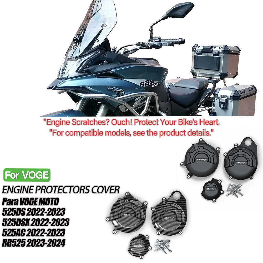 Engine Protection Cover Kit for VOGE MOTO 525DS 525DSX 525AC 2022-2023 RR525 2023-2024 Moto Accessories
Engine Protection Cover Kit for VOGE MOTO 525DS 525DSX 525AC 2022-2023 RR525 2023-2024 Moto Accessories