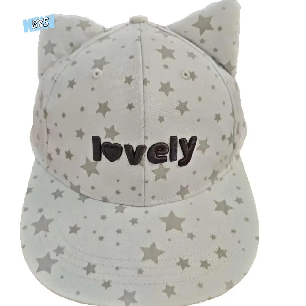 Casual Kawaii Cat Ears Baseball Cap Adjustable Breathable Star Pattern Baseball Hat Girly Y2K Cute Peaked Cap Woman Girls
Casual Kawaii Cat Ears Baseball Cap Adjustable Breathable Star Pattern Baseball Hat Girly Y2K Cute Peaked Cap Woman Girls