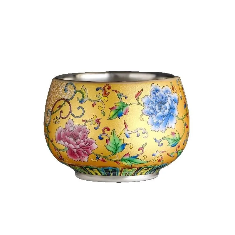 Liu Yin entangled lotus ceramic teacup Chinese tea set high-end exquisite special cup
Liu Yin entangled lotus ceramic teacup Chinese tea set high-end exquisite special cup