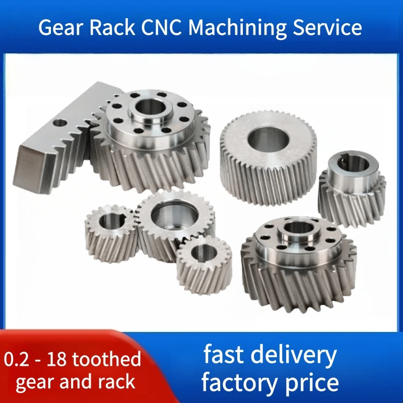 Precision gear CNC machining service, tooth bar processing, gear manufacturing, customization service
Precision gear CNC machining service, tooth bar processing, gear manufacturing, customization service
