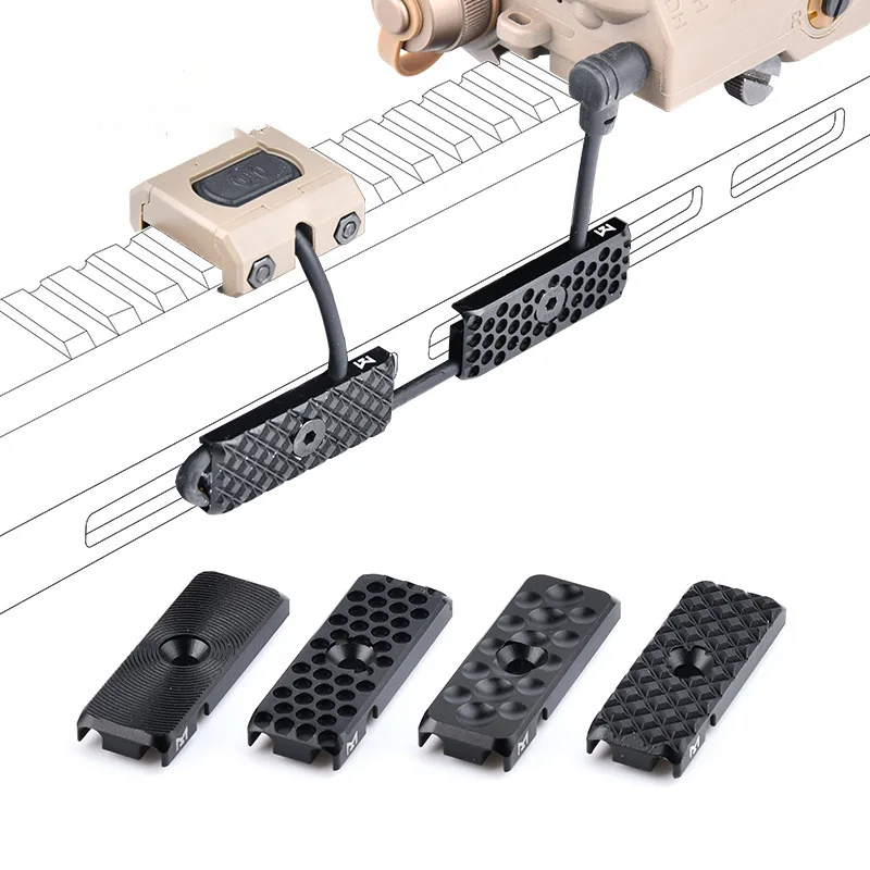 Wire Guide Pressure Remote Switch Mlok Keymod System laser flashlight Cable Management airsoft metal weapons accessories
Wire Guide Pressure Remote Switch Mlok Keymod System laser flashlight Cable Management airsoft metal weapons accessories