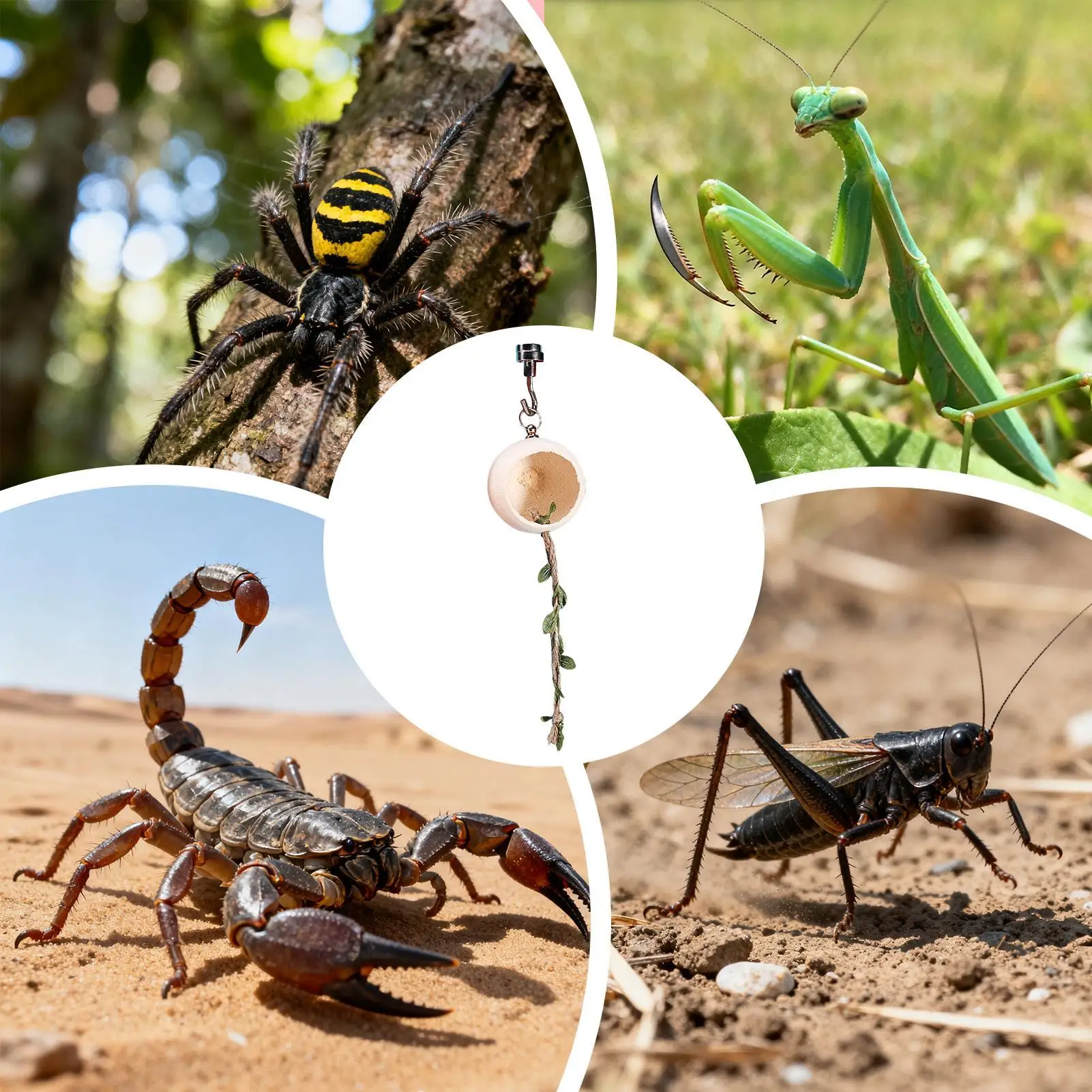 Кормушка для прыжков-пауков, насадка для коробки для прыжков-пауков, аксессуары для корпуса для скорпиона, мелких животных, дома в помещении
Кормушка для прыжков-пауков, насадка для коробки для прыжков-пауков, аксессуары для корпуса для скорпиона, мелких животных, дома в помещении