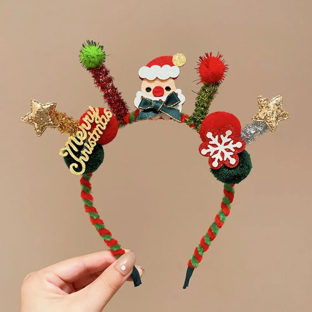 Plush LED Christmas Headband Glowing Elk Hair Hoop Elk Antlers Headband Reindeer Hair Band Glowing New Year Headband Men
Plush LED Christmas Headband Glowing Elk Hair Hoop Elk Antlers Headband Reindeer Hair Band Glowing New Year Headband Men