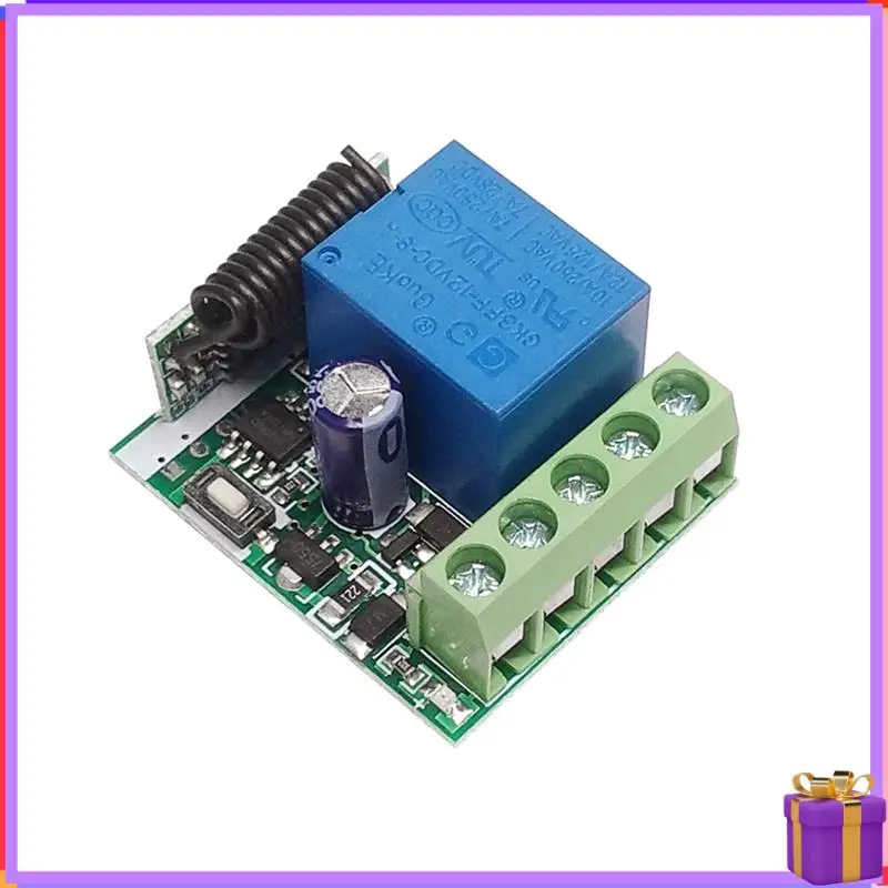 Universal Wireless Receiver Switch Relay Receiver Module Accessory DC 12V 1CH For Smart Home Remote Controls,Receiver Only
Universal Wireless Receiver Switch Relay Receiver Module Accessory DC 12V 1CH For Smart Home Remote Controls,Receiver Only