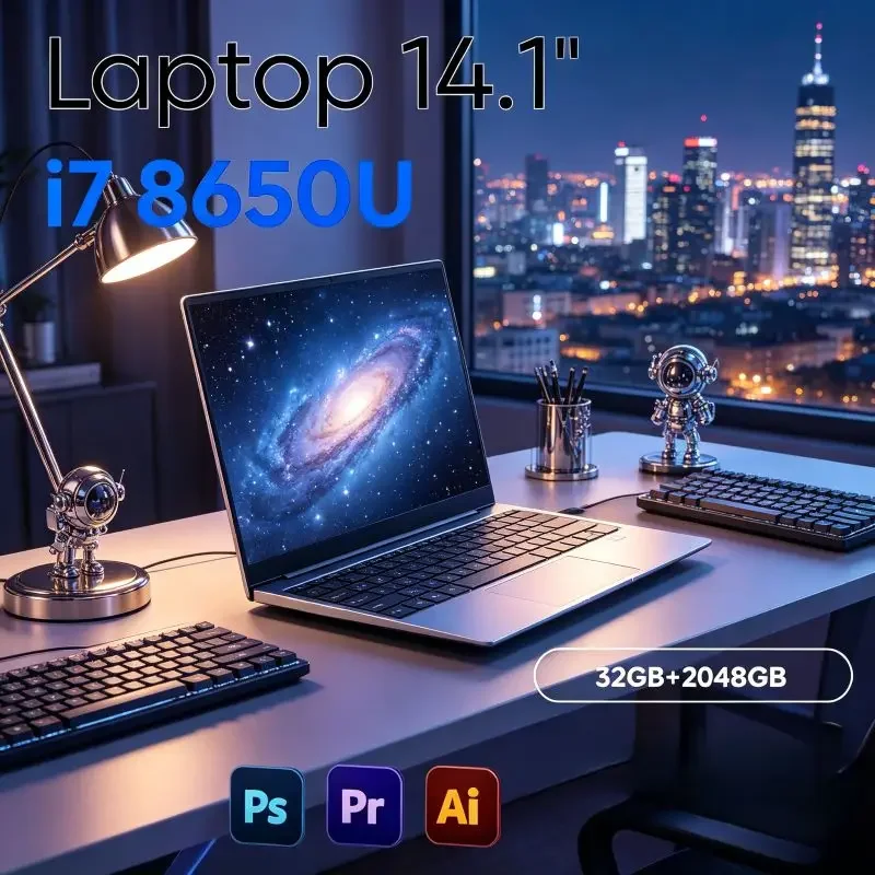 Equipped Powerful I7-8650U Chip,14.1 Inch Notebook Has 16GB and 32GB RAM. Preloaded Windows 11 Delivers Smooth for Work
Equipped Powerful I7-8650U Chip,14.1 Inch Notebook Has 16GB and 32GB RAM. Preloaded Windows 11 Delivers Smooth for Work