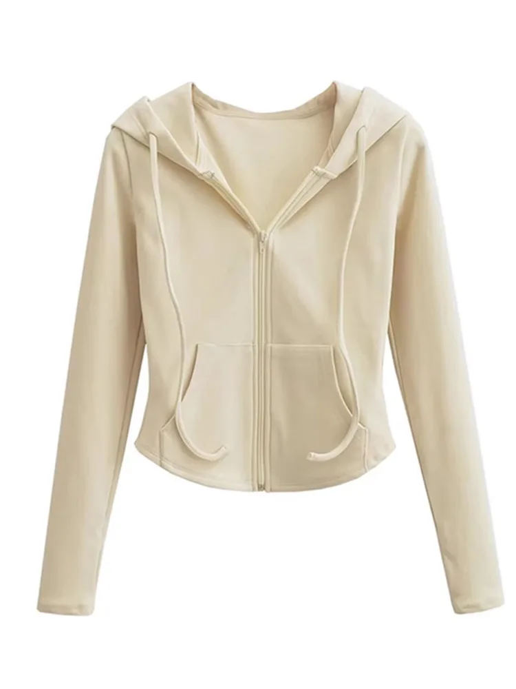 Корейский укороченный кардиган-худи для женщин, новинка 2026 года, очень красивый, весенне-осенняя верхняя одежда, топ с высокой талией и облегающим кроем в стиле Spicy Girl
Корейский укороченный кардиган-худи для женщин, новинка 2026 года, очень красивый, весенне-осенняя верхняя одежда, топ с высокой талией и облегающим кроем в стиле Spicy Girl