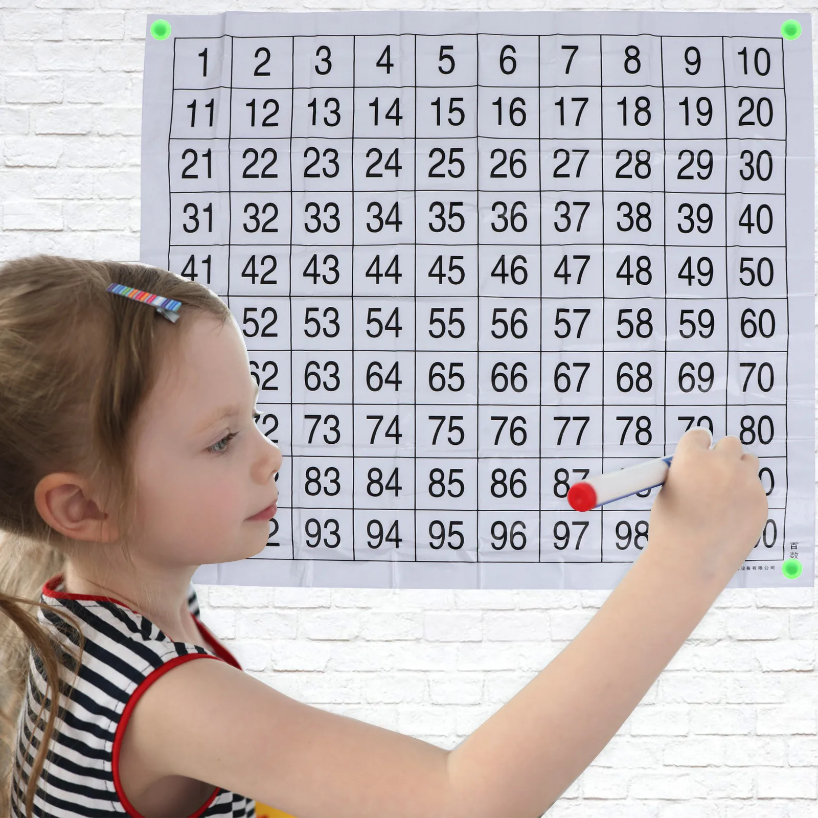 1Set Numbers Wall Chart 1-100 Educational Poster Preschool Learning Tool Kids Intelligence Development Home Classroom
1Set Numbers Wall Chart 1-100 Educational Poster Preschool Learning Tool Kids Intelligence Development Home Classroom
