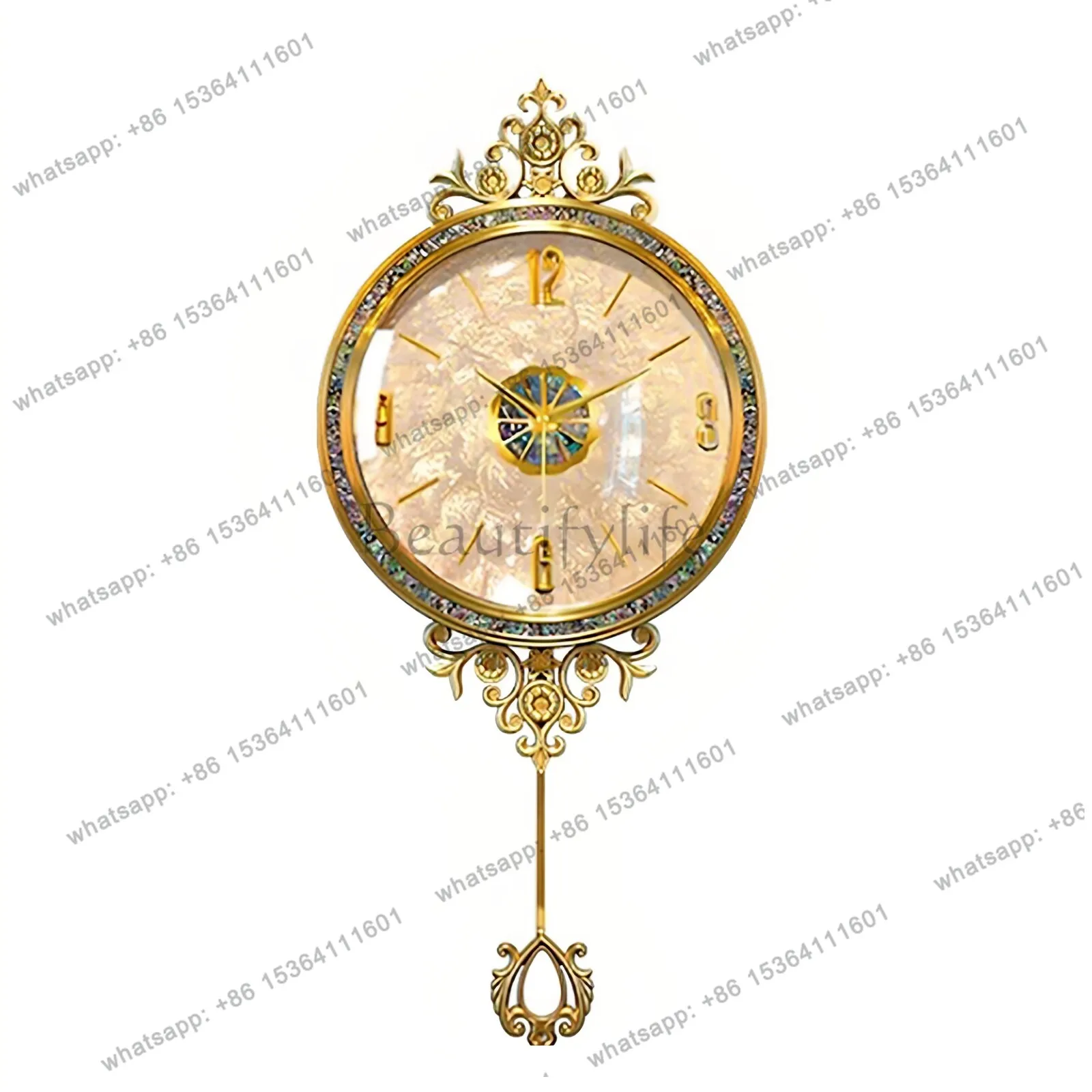 Swiss watch European light luxury high-end atmosphere living room home decoration clock
Swiss watch European light luxury high-end atmosphere living room home decoration clock