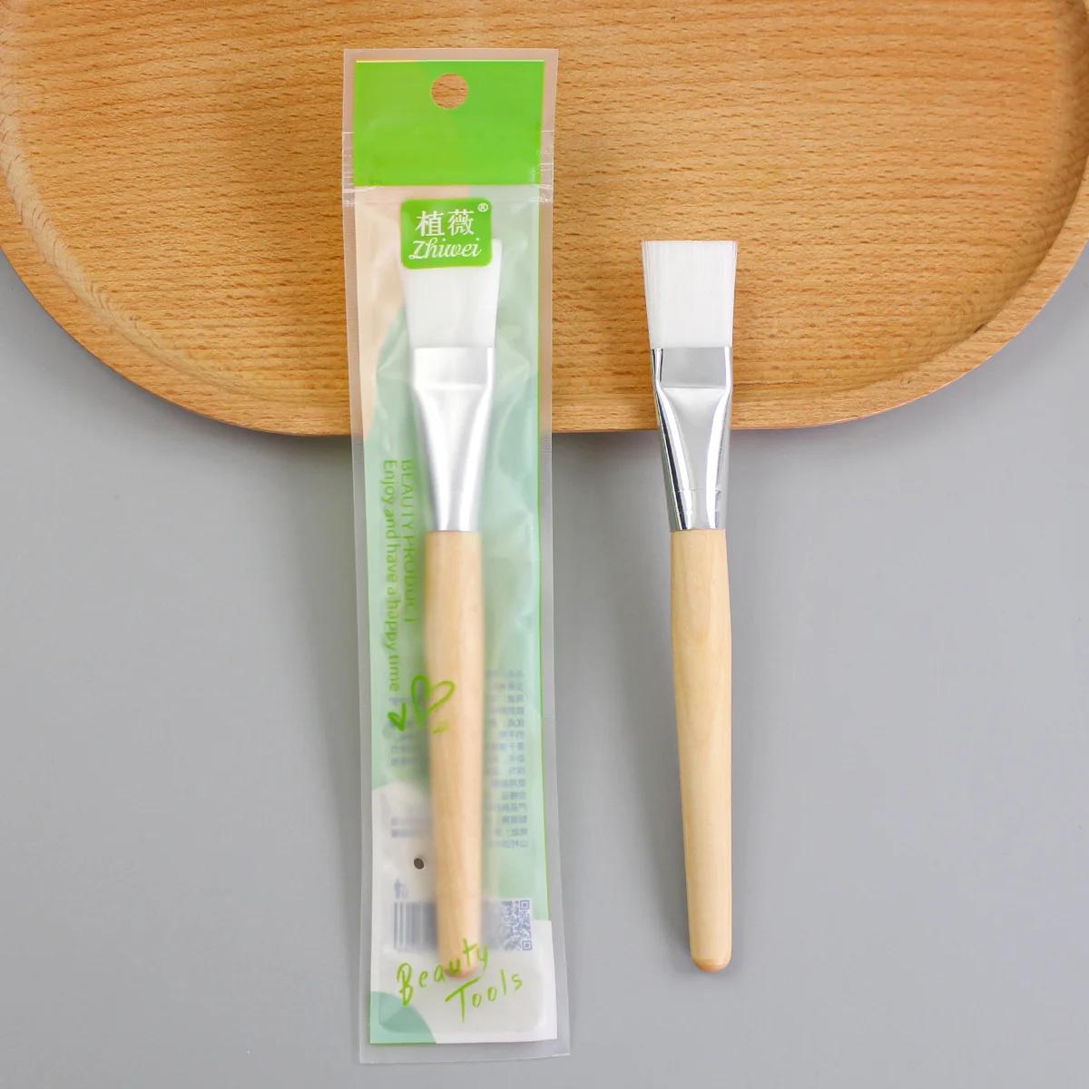 Mask Brush Soft and Non-damaging Raw Wood Pole Film Adjusting Applicator Making Tools Face Mask Glue Brush Care Tools Supplies
Mask Brush Soft and Non-damaging Raw Wood Pole Film Adjusting Applicator Making Tools Face Mask Glue Brush Care Tools Supplies