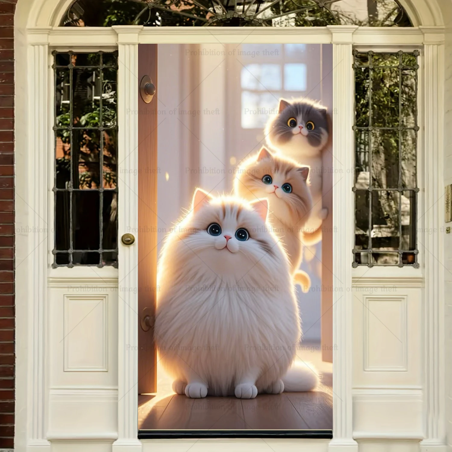 Cute Cartoon Cats 2025 Theme Background Kids Winter Snow New Year Party Heart Decoration Door Cover Veranda Poster Banner Gift
Cute Cartoon Cats 2025 Theme Background Kids Winter Snow New Year Party Heart Decoration Door Cover Veranda Poster Banner Gift