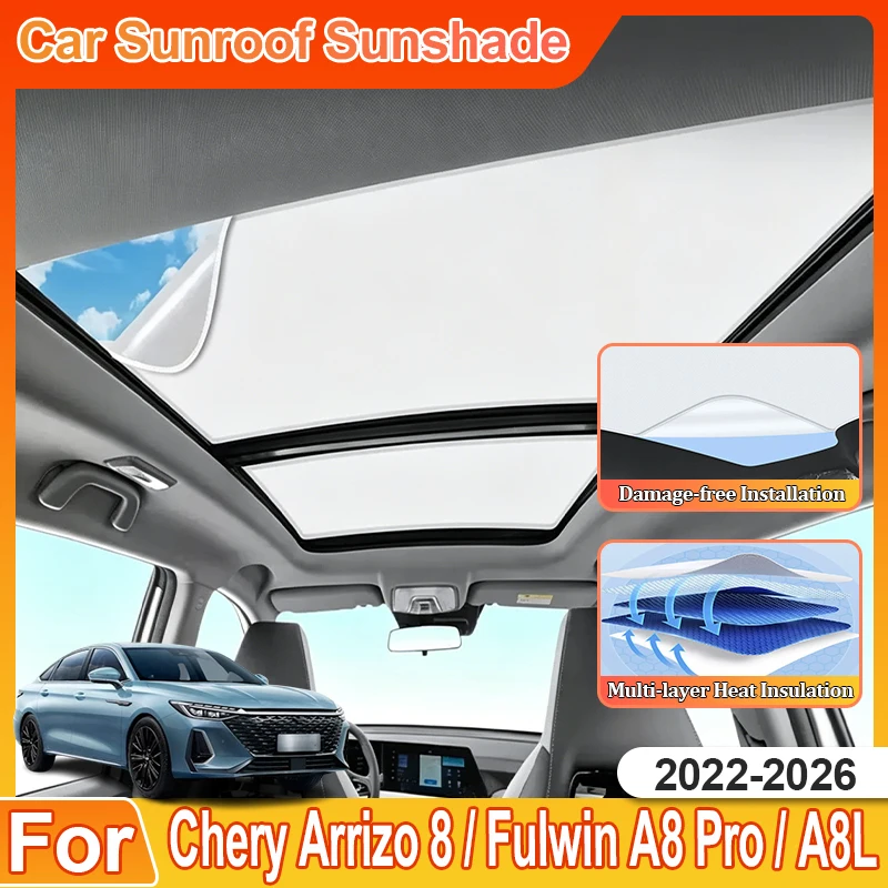 For Fownix Chery Arrizo 8 Fulwin A8 Pro A8L Z8 2022-2026 Accessorie Sun Protection Heat Insulation Electrostatic Adsorption Tool
For Fownix Chery Arrizo 8 Fulwin A8 Pro A8L Z8 2022-2026 Accessorie Sun Protection Heat Insulation Electrostatic Adsorption Tool