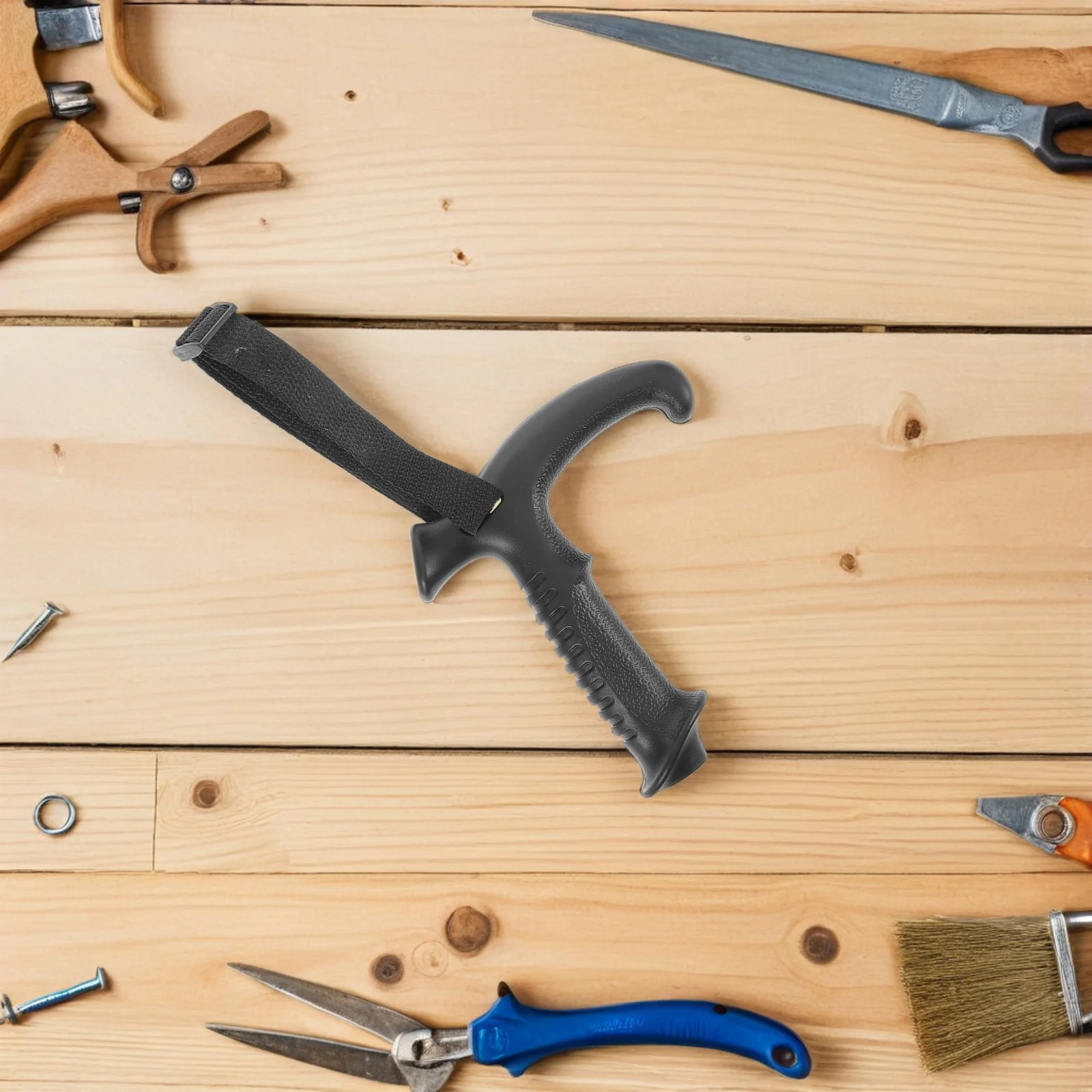 Trekking Pole Handle Grip Black Plastic T-Shape Wrist Strap Hiking Climbing Mountaineering Poles Replacement Climbing Rod Handle
Trekking Pole Handle Grip Black Plastic T-Shape Wrist Strap Hiking Climbing Mountaineering Poles Replacement Climbing Rod Handle