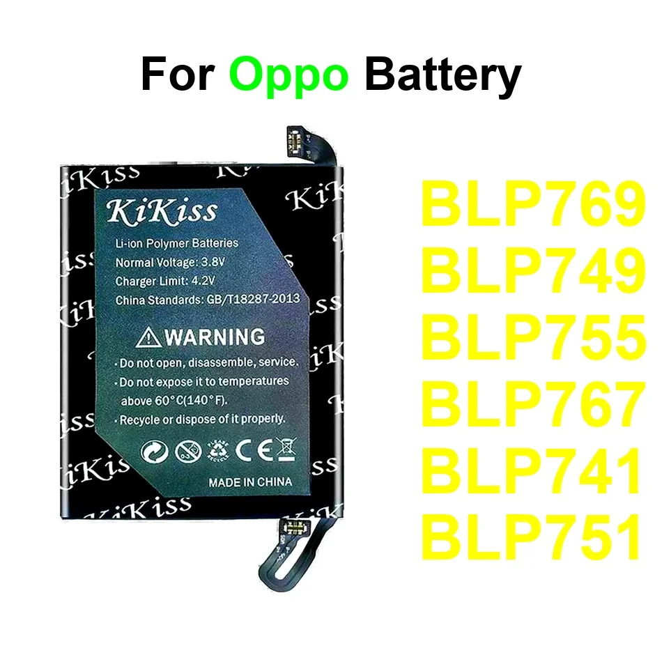 Battery For Oppo K7 Realme 3 Find X2 K5 RMX1991 RMX1992 RMX1993 Pro 5G Lite 2020 4G BLP749 BLP741 BLP767 2600-4600Mah
Battery For Oppo K7 Realme 3 Find X2 K5 RMX1991 RMX1992 RMX1993 Pro 5G Lite 2020 4G BLP749 BLP741 BLP767 2600-4600Mah