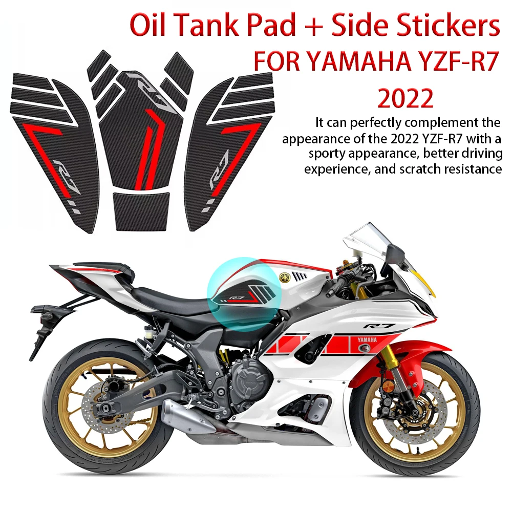 New For YAMAHA YZF R7 YZFR7 2022 Motorcycle Accessory Anti Slip Fuel Oil Tank Pad Side Knee Grip Decals Protector Pads Stickers
New For YAMAHA YZF R7 YZFR7 2022 Motorcycle Accessory Anti Slip Fuel Oil Tank Pad Side Knee Grip Decals Protector Pads Stickers