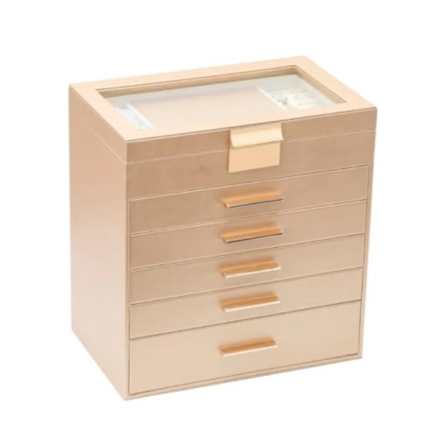 Jewelry Boxes for Women, Large Jewelry Box for Necklace, Bracelet, Earrings, Rings Storage, Jewelry holder Organizer for Girls
Jewelry Boxes for Women, Large Jewelry Box for Necklace, Bracelet, Earrings, Rings Storage, Jewelry holder Organizer for Girls