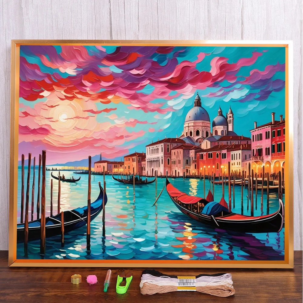 Landscape Seaside Building Pre-Printed 11CT Cross Stitch Patterns Embroidery Knitting Handiwork Sewing Hobby Mulina Gift Sales
Landscape Seaside Building Pre-Printed 11CT Cross Stitch Patterns Embroidery Knitting Handiwork Sewing Hobby Mulina Gift Sales