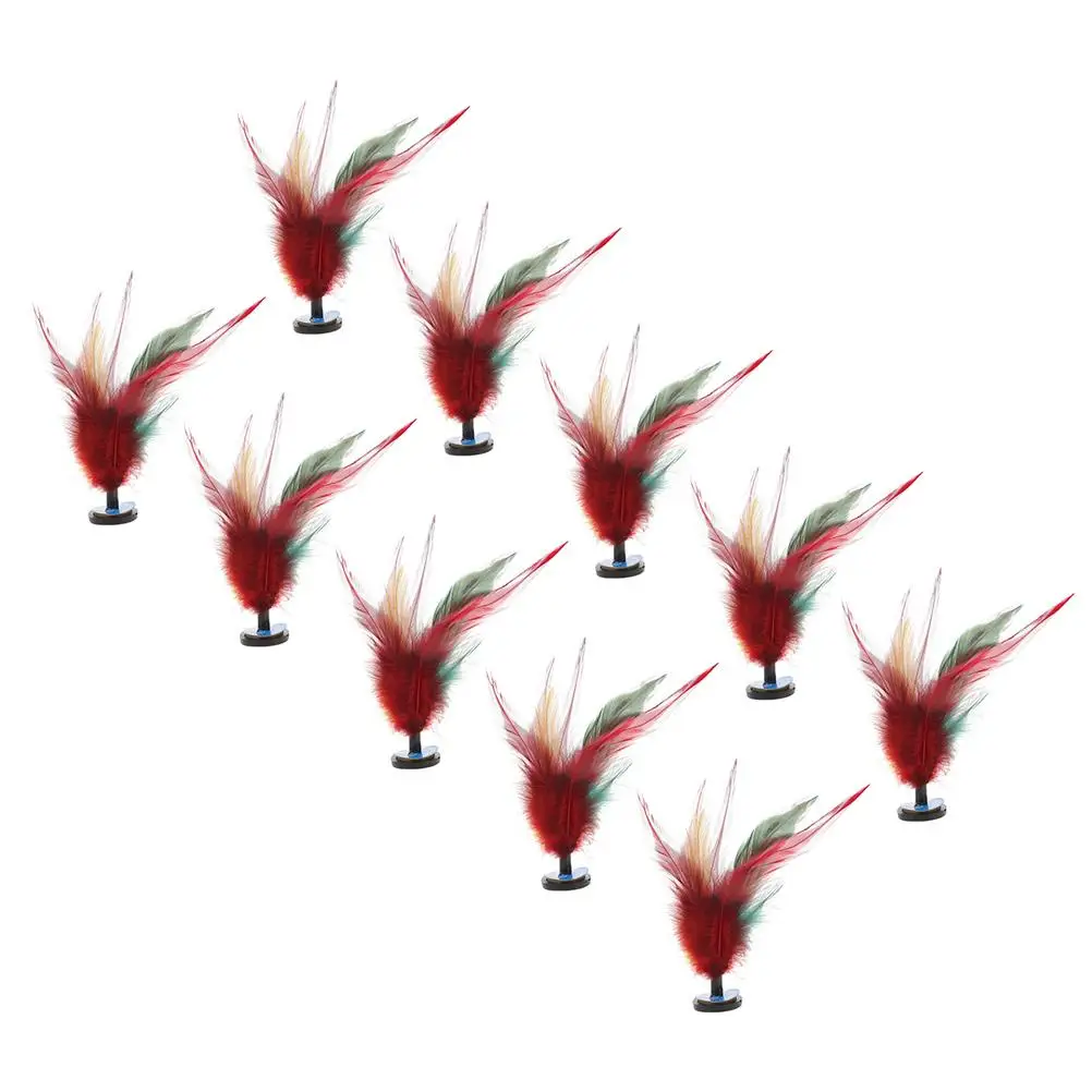 10Pcs Colorful Chicken Jianzi Kick Shuttlecock Toys Lightweight for Kids Foot Sports Toy Promote Coordination Balance
10Pcs Colorful Chicken Jianzi Kick Shuttlecock Toys Lightweight for Kids Foot Sports Toy Promote Coordination Balance