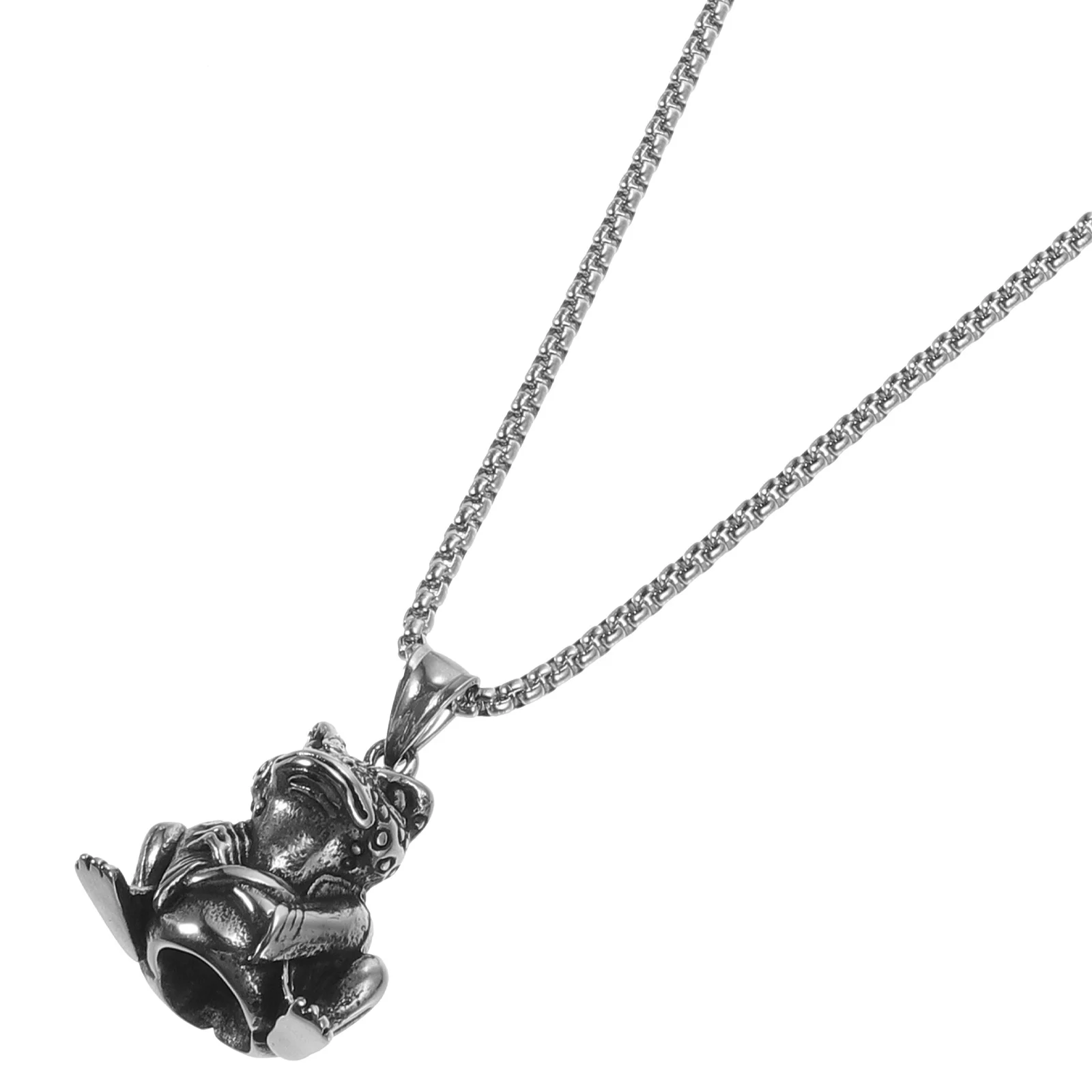 Vintage Frog Necklace For Men Premium Metal Pendant Neck Chain Lightweight Skin-Friendly Surf Jewelry Animal Neck Decor
Vintage Frog Necklace For Men Premium Metal Pendant Neck Chain Lightweight Skin-Friendly Surf Jewelry Animal Neck Decor