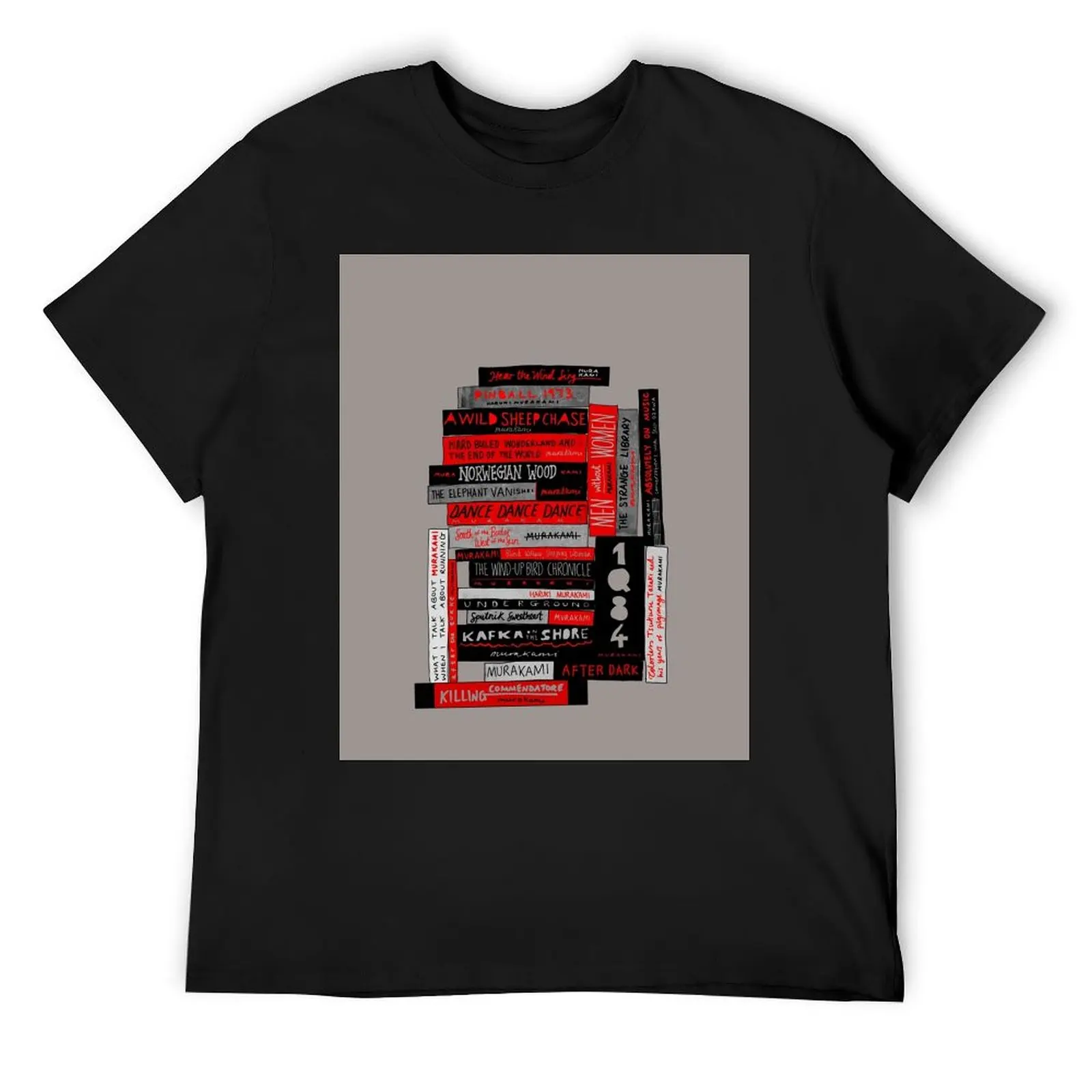Murakami Book Stack Fanatic (Colour) T-Shirt anime Clothing anime stuff plus size men clothing
Murakami Book Stack Fanatic (Colour) T-Shirt anime Clothing anime stuff plus size men clothing