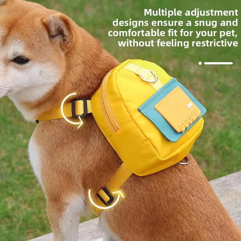 Adjustable Dog Snack Bag Cartoon Pattern Dog Backpack withLarge Capacity for Small & Medium Dogs Self Carry Traction
Adjustable Dog Snack Bag Cartoon Pattern Dog Backpack withLarge Capacity for Small & Medium Dogs Self Carry Traction