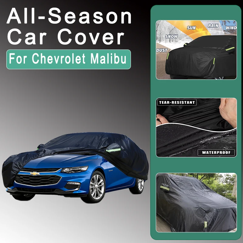All-Season Car Cover for Chevrolet Malibu - Outdoor Full Protection, Waterproof Dustproof Sunproof Auto Exterior Accessories
All-Season Car Cover for Chevrolet Malibu - Outdoor Full Protection, Waterproof Dustproof Sunproof Auto Exterior Accessories