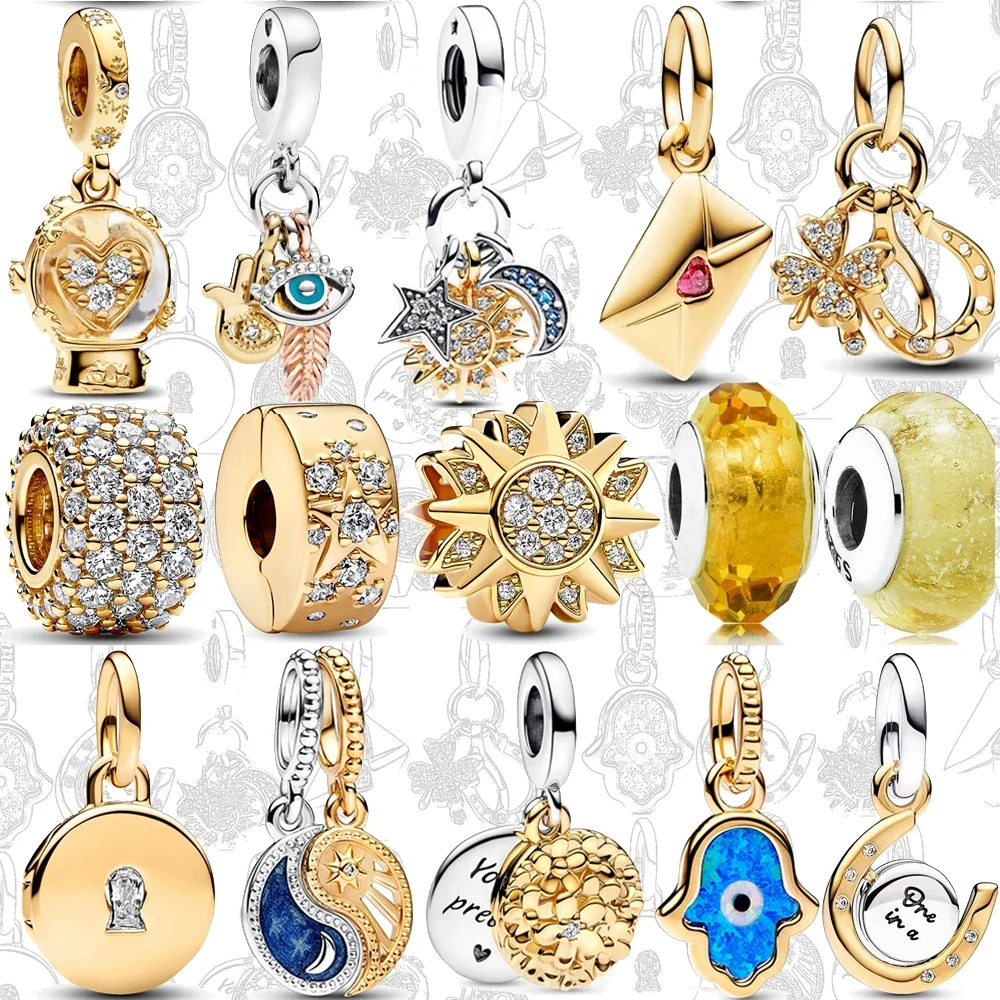 2024 New S925 Sterling Silver Amulet Evil Eye Sun Palm Pendant Beads Fit Original Bracelet DIY Necklace Women Jewelry Gift
2024 New S925 Sterling Silver Amulet Evil Eye Sun Palm Pendant Beads Fit Original Bracelet DIY Necklace Women Jewelry Gift