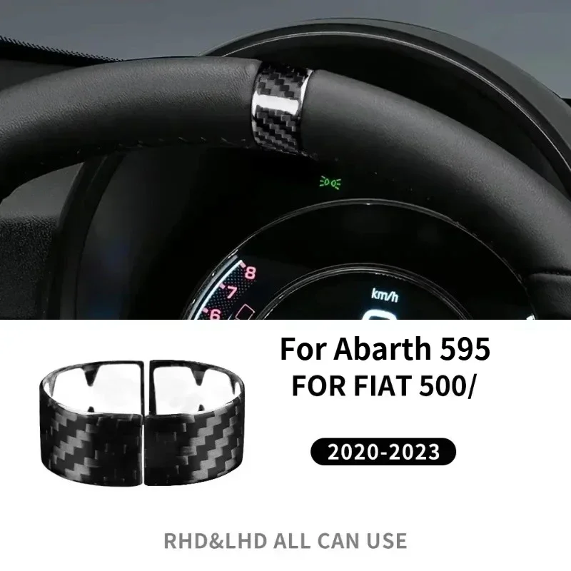 For Fiat 500 For Abarth 595 695 Real Dry Carbon Fiber Sticker Sticker 2020-2023 Car Steering Wheel Ring Modification Accessories
For Fiat 500 For Abarth 595 695 Real Dry Carbon Fiber Sticker Sticker 2020-2023 Car Steering Wheel Ring Modification Accessories