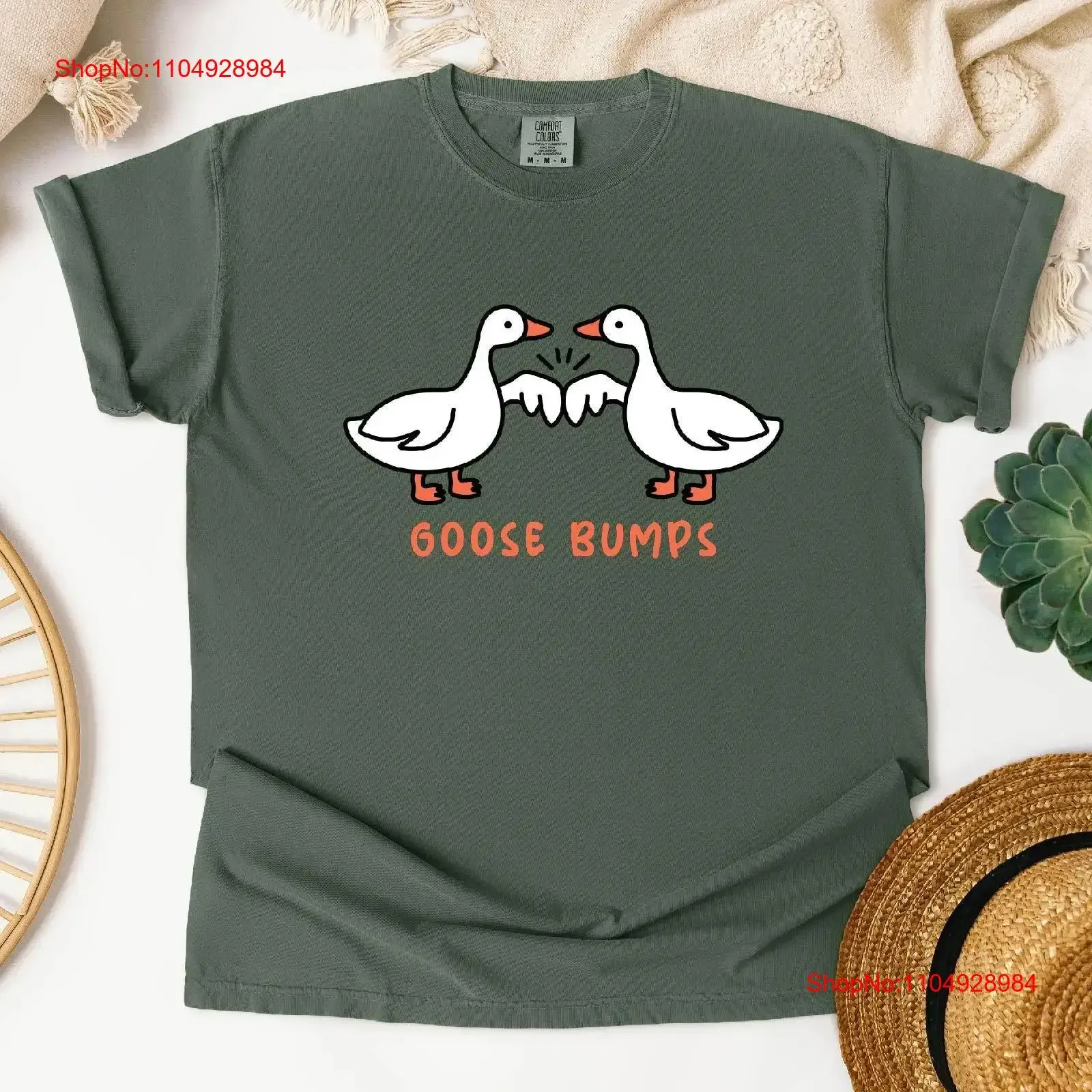 Goose Bumps T Shirt Funny Fist Bump Silly Perfect for Animal Lovers Fans of Humor vintage Washed Top For Everyday Wear
Goose Bumps T Shirt Funny Fist Bump Silly Perfect for Animal Lovers Fans of Humor vintage Washed Top For Everyday Wear