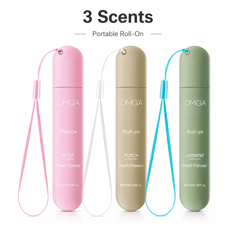 3pcs Portable Roll On Perfume Set 16ml Fresh Body Fragrance for Women Travel Size Long Lasting Scent Rose Peach Jasmine
3pcs Portable Roll On Perfume Set 16ml Fresh Body Fragrance for Women Travel Size Long Lasting Scent Rose Peach Jasmine
