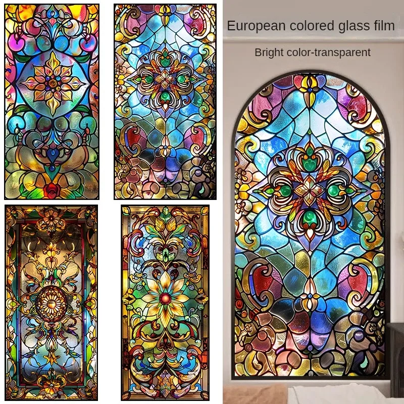 European Style Retro Colored Glass Stickers Window Film Window Tint Window Tint Film Stained Glass Static Cling Decorative
European Style Retro Colored Glass Stickers Window Film Window Tint Window Tint Film Stained Glass Static Cling Decorative