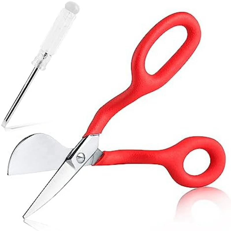 7-Inch Carpet Staple Scissorsduckbill Applique Blade For Fabric Cutting Scissors For Carpet Staple Fabric Trimming Red
7-Inch Carpet Staple Scissorsduckbill Applique Blade For Fabric Cutting Scissors For Carpet Staple Fabric Trimming Red