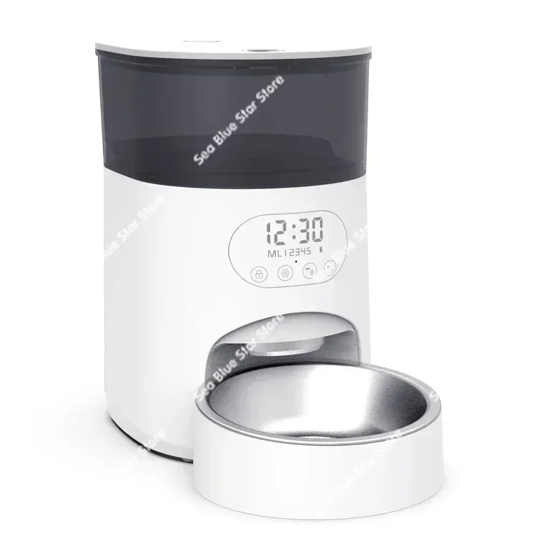 Pet automatic feeder cat dog intelligent timing quantitative self-service grain dispenser feeding basin
Pet automatic feeder cat dog intelligent timing quantitative self-service grain dispenser feeding basin