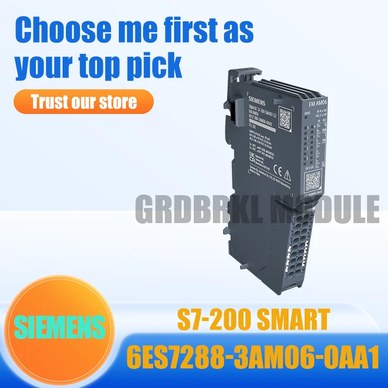 Brand New SIEMENS S7-200 SMART 6ES7288-3AM06-0AA1 6ES7288-3AR04-0AA1 6ES7288-3AT08-0AA1 6ES7288-5CM01-0AA1 Controller
Brand New SIEMENS S7-200 SMART 6ES7288-3AM06-0AA1 6ES7288-3AR04-0AA1 6ES7288-3AT08-0AA1 6ES7288-5CM01-0AA1 Controller
