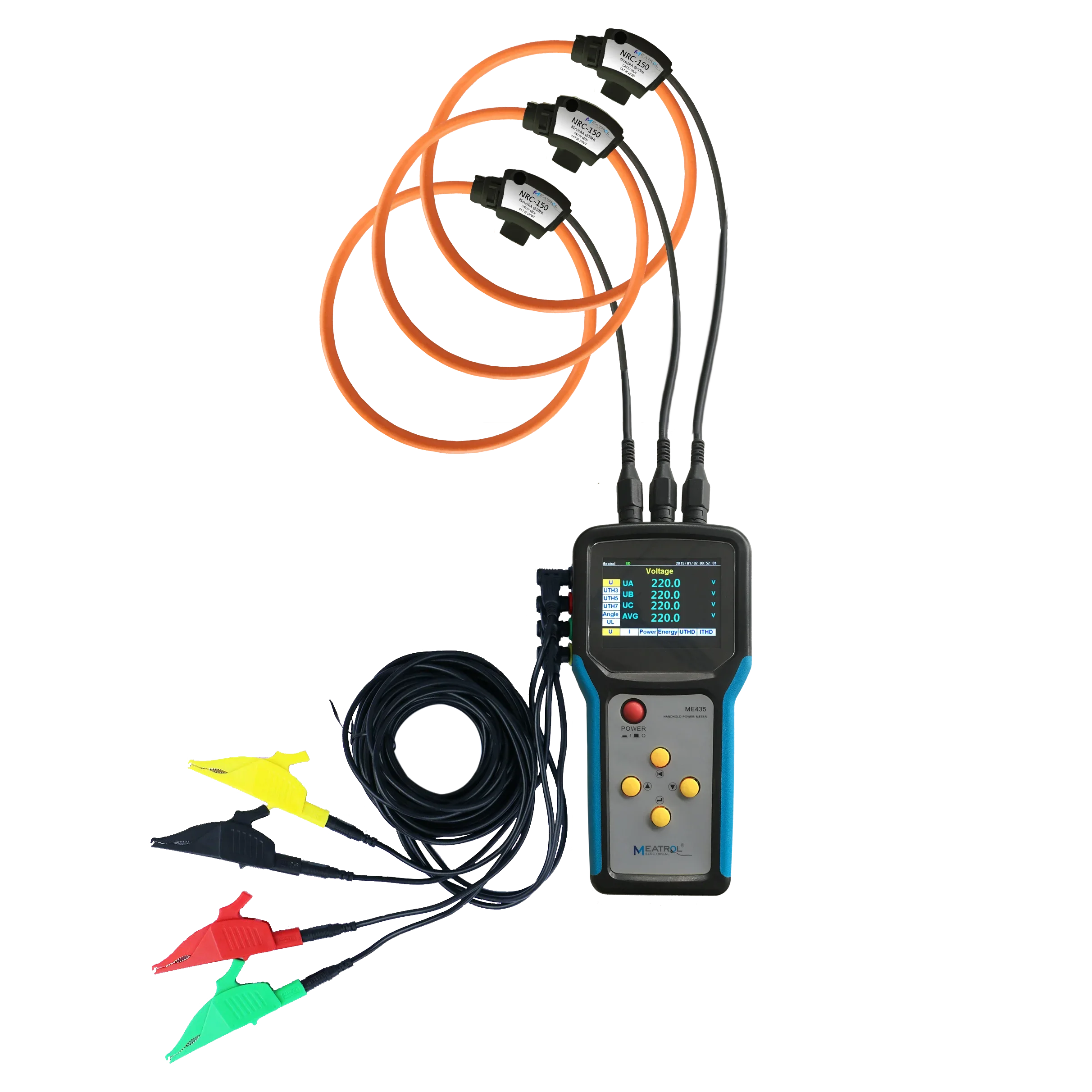 Meatrol ME435 Three-phase Portable Power Meter price competitive Energy meters
Meatrol ME435 Three-phase Portable Power Meter price competitive Energy meters