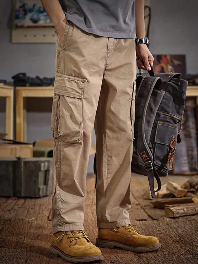 Loose Straight Leg Casual Pants Men's plus Size Trendy Brand Wide Leg Sports Outdoor Handsome Functional Workwear Trousers
Loose Straight Leg Casual Pants Men's plus Size Trendy Brand Wide Leg Sports Outdoor Handsome Functional Workwear Trousers