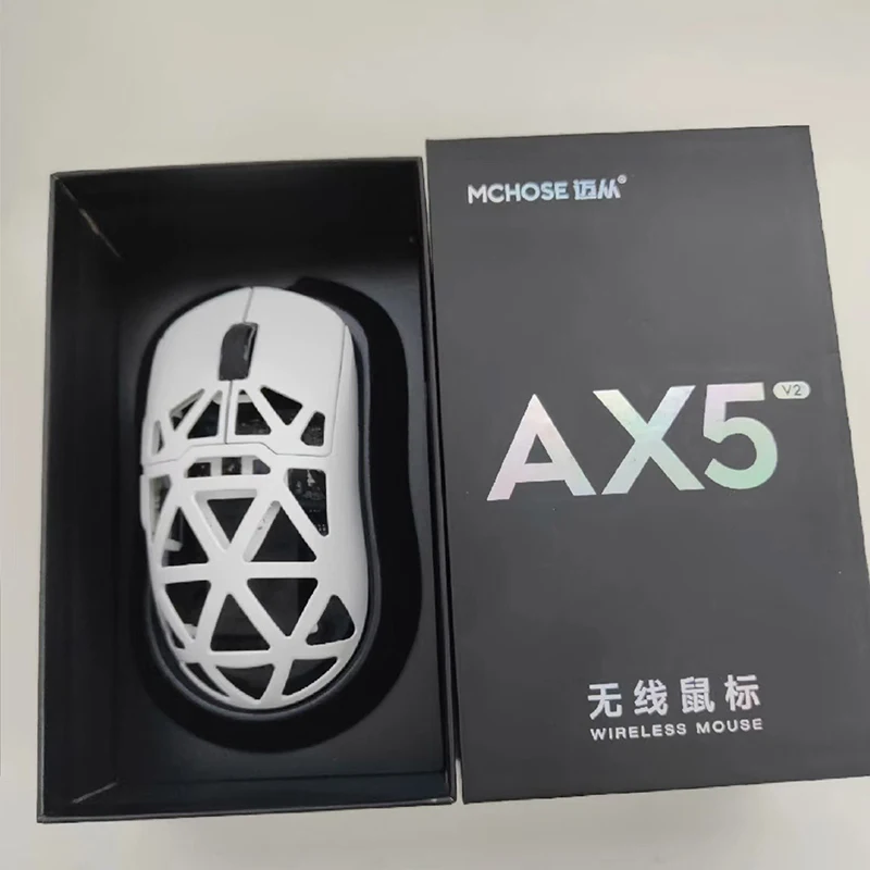 Mchose Ax5 V2 Magnesium Alloy Wireless Gaming Mouse Bluetooth Three-Mode Paw3950 Lightweight Pro Boys' Birthday Gift
Mchose Ax5 V2 Magnesium Alloy Wireless Gaming Mouse Bluetooth Three-Mode Paw3950 Lightweight Pro Boys' Birthday Gift