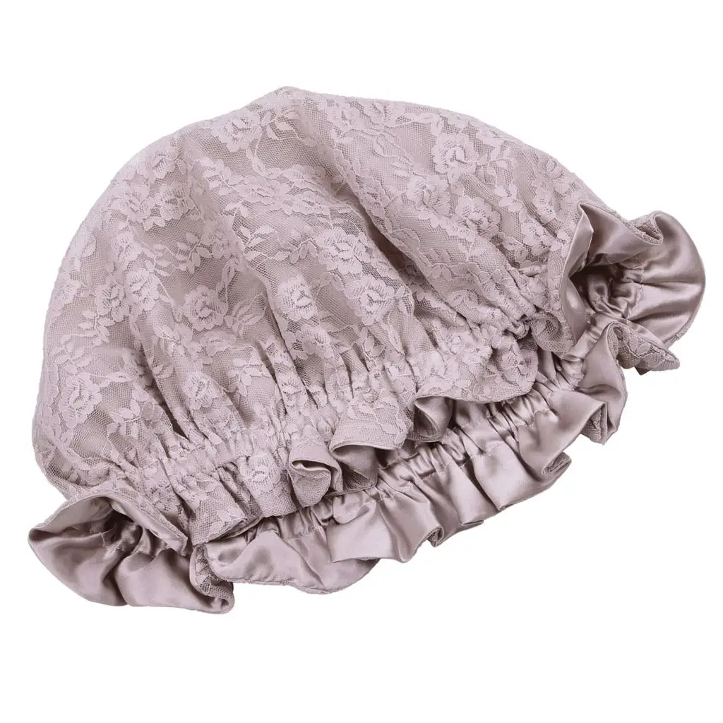 Elastic Satin Real Mulberry Silk Sleeping Cap For Women Lace Turban Bonnets Night Hat Hair Wrap Cap For Ladies Haircare
Elastic Satin Real Mulberry Silk Sleeping Cap For Women Lace Turban Bonnets Night Hat Hair Wrap Cap For Ladies Haircare