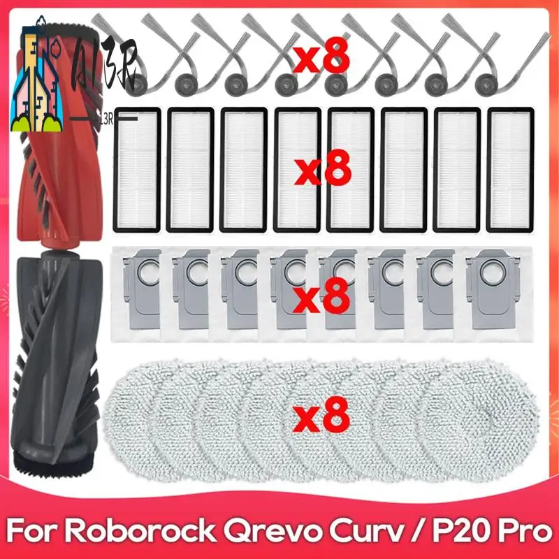 A13R-For Roborock Qrevo Curv / V10viv Replacement Parts Accessories Hepa Filter Mop Cloth Dust Bag Main Side Brush
A13R-For Roborock Qrevo Curv / V10viv Replacement Parts Accessories Hepa Filter Mop Cloth Dust Bag Main Side Brush